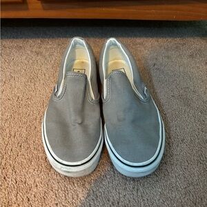 Vans Gray Slip-On Sneakers